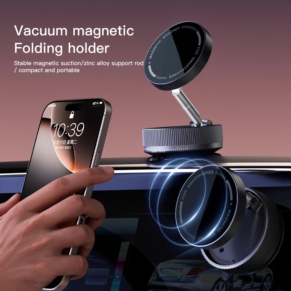 360 ° Soporte para teléfono magnética al vacío de ELEGAND